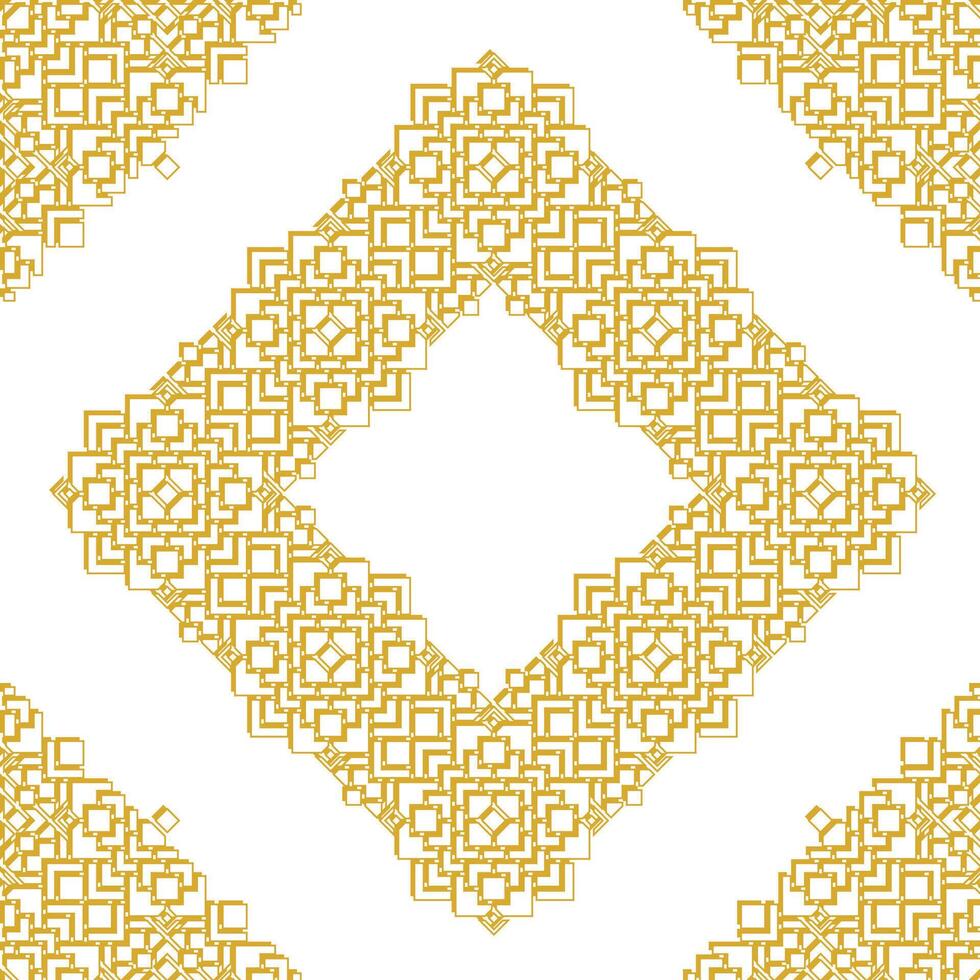 Golden Eastern Pattern Design for Islamic and Culture Theme vector