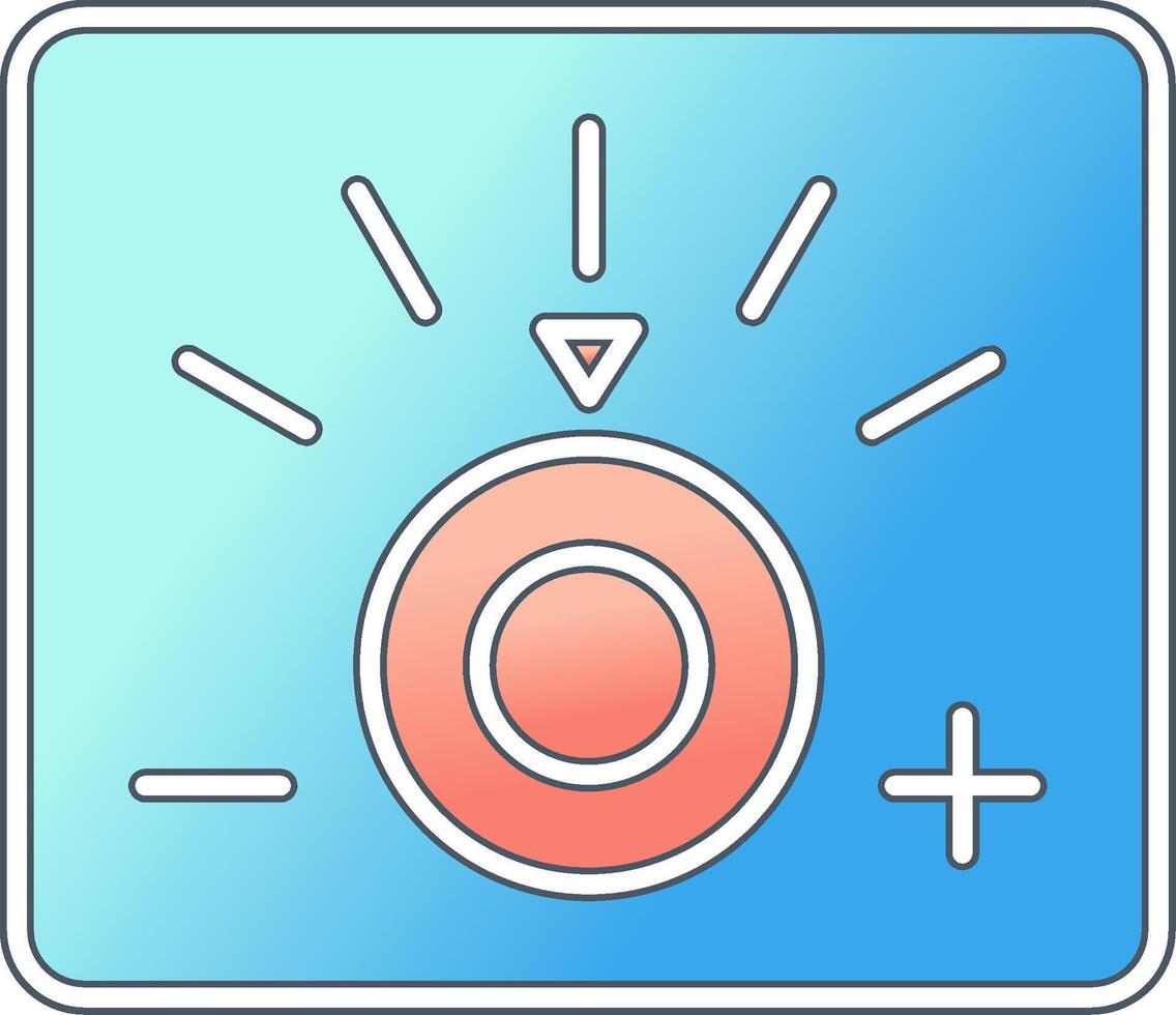 Dimmer Vector Icon
