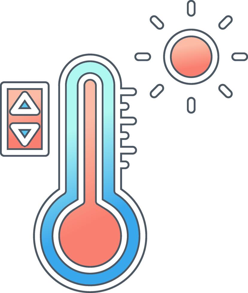 Temperature Control Vector Icon