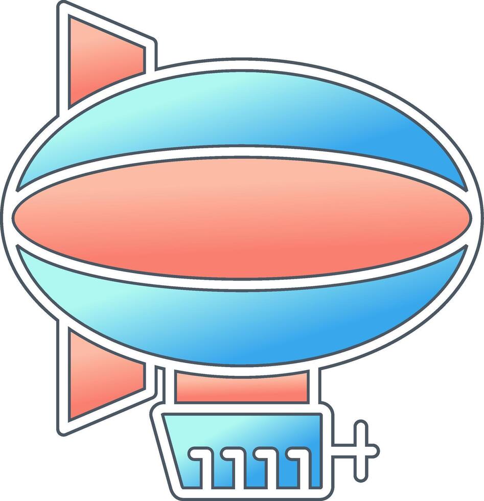 Blimp Vector Icon