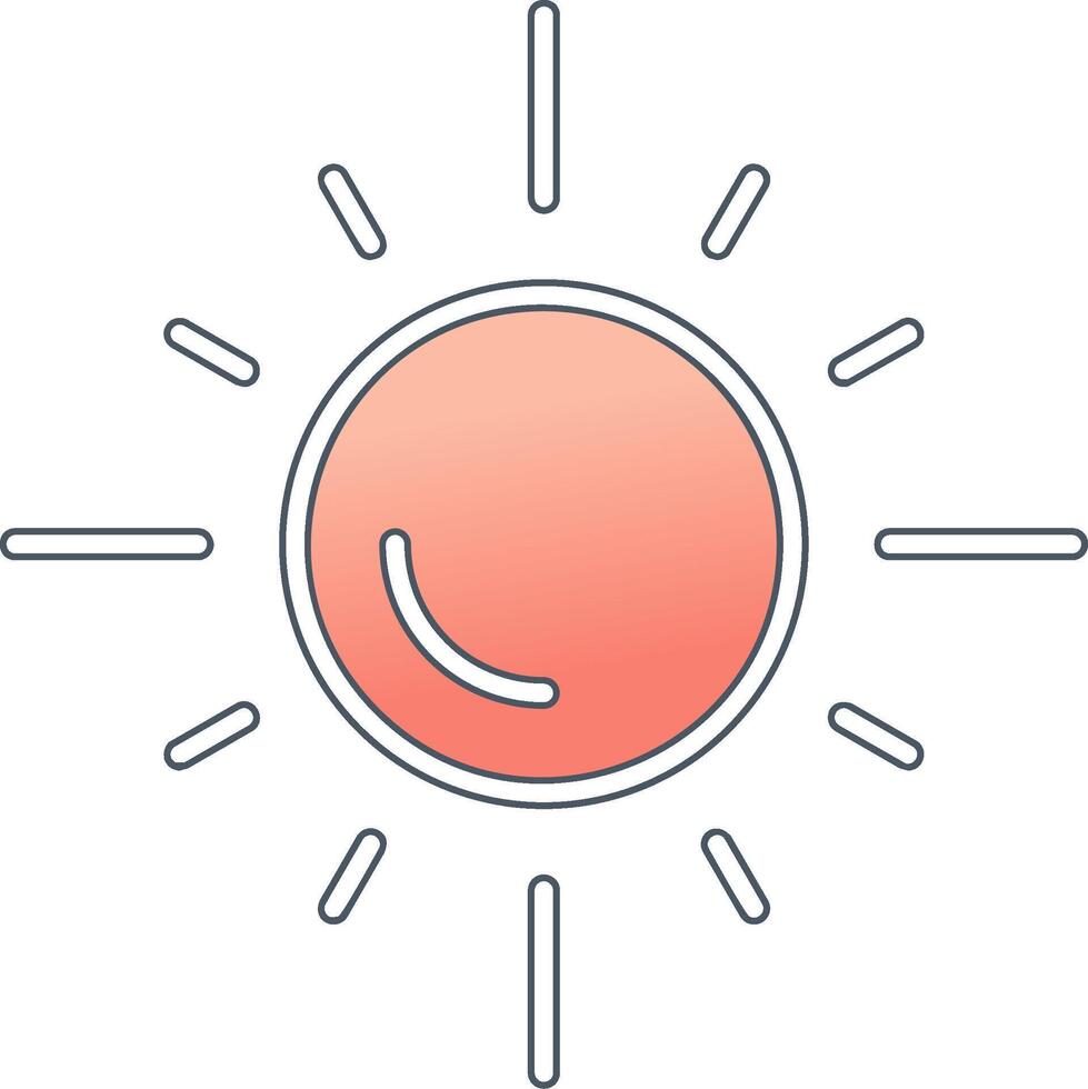 Sun Vector Icon