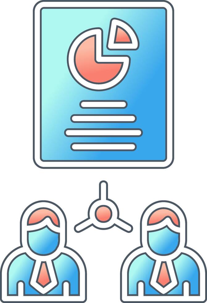 Work Distribution Vector Icon