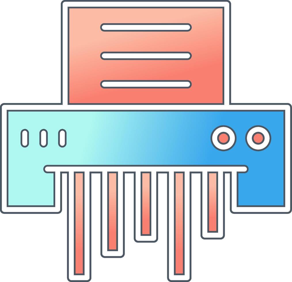 Paper Shredder Vector Icon