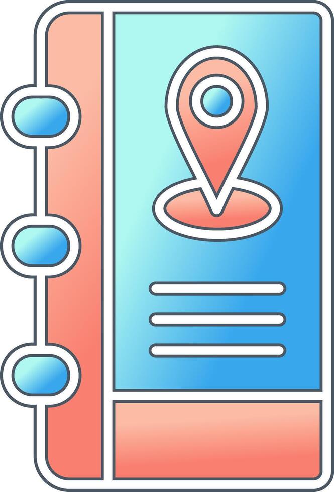 Address Book Vector Icon