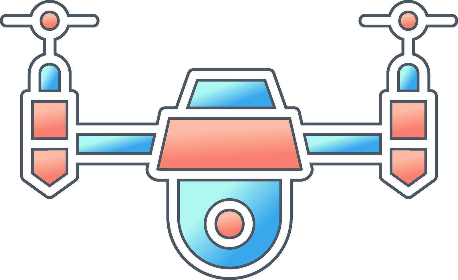 icono de vector de dron