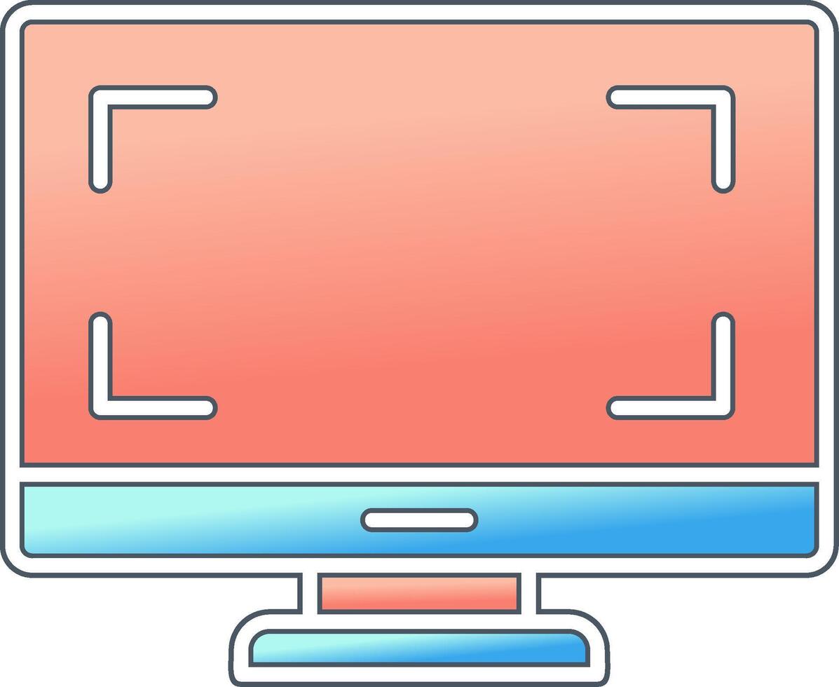 Monitor Vector Icon