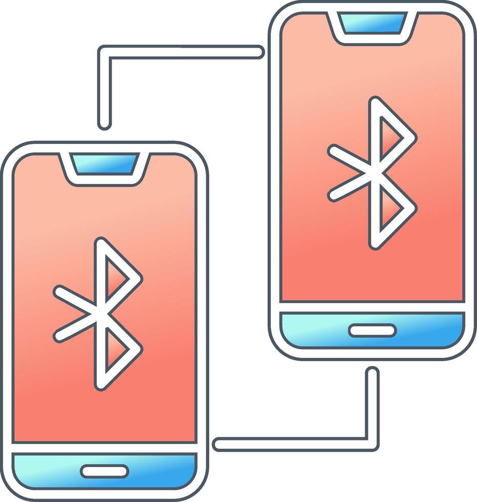 Phone Bluetooth Connected Vector Icon