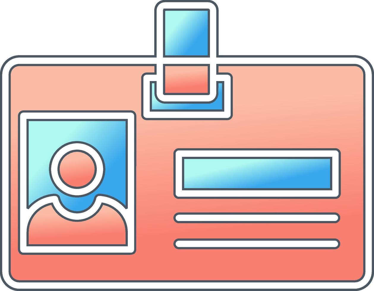 Identity Card Vector Icon