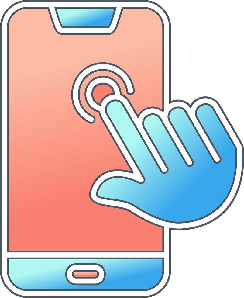 Touch Screen Vector Icon