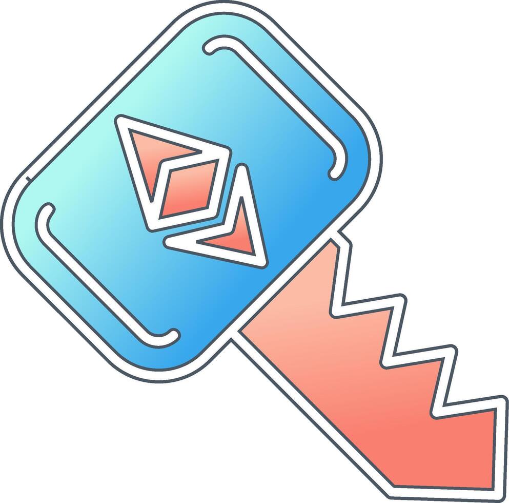 Ethereum Key Vector Icon