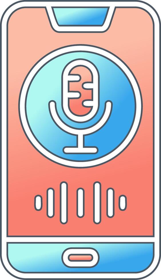 Voice Assistant Vector Icon