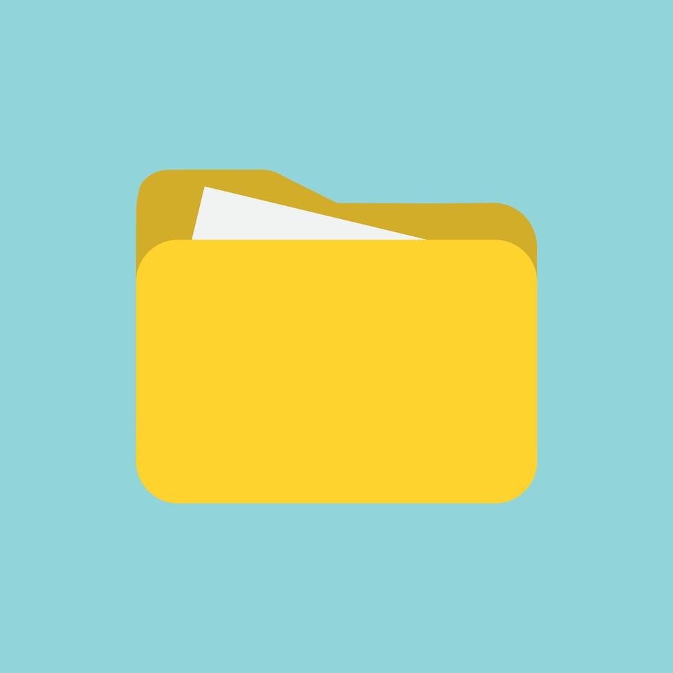 Folder icon. Can be used for your website design, app, logo, UI. Vector