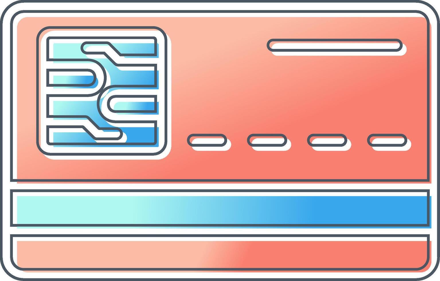 Smart Card Vector Icon