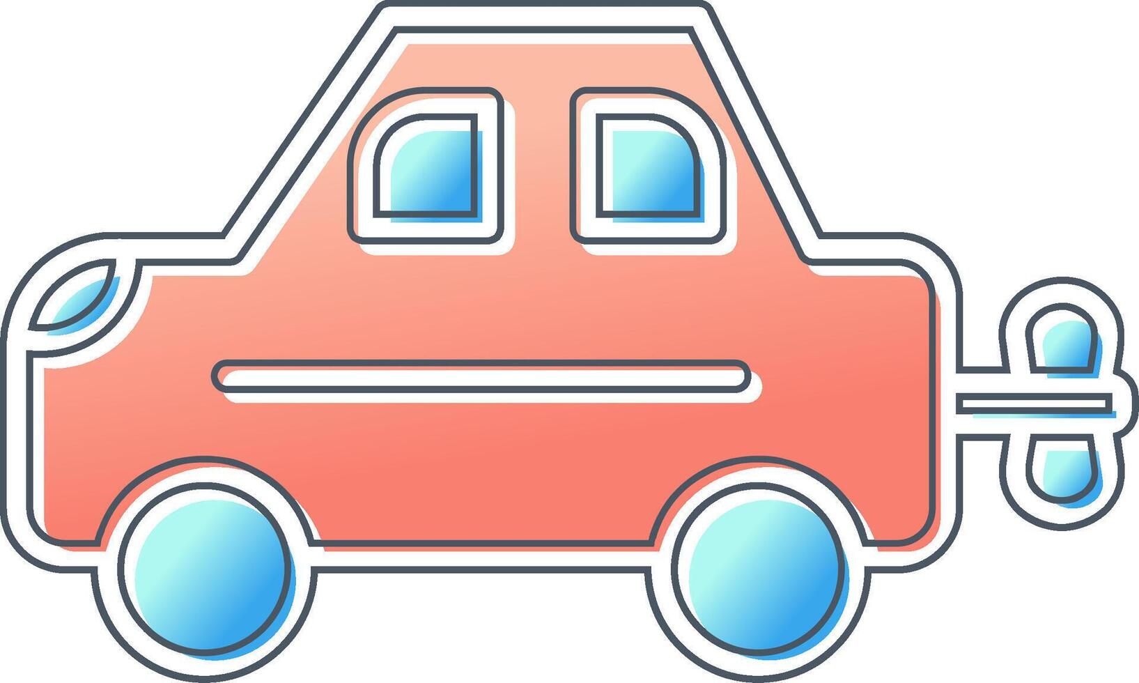 Car Toy Vector Icon