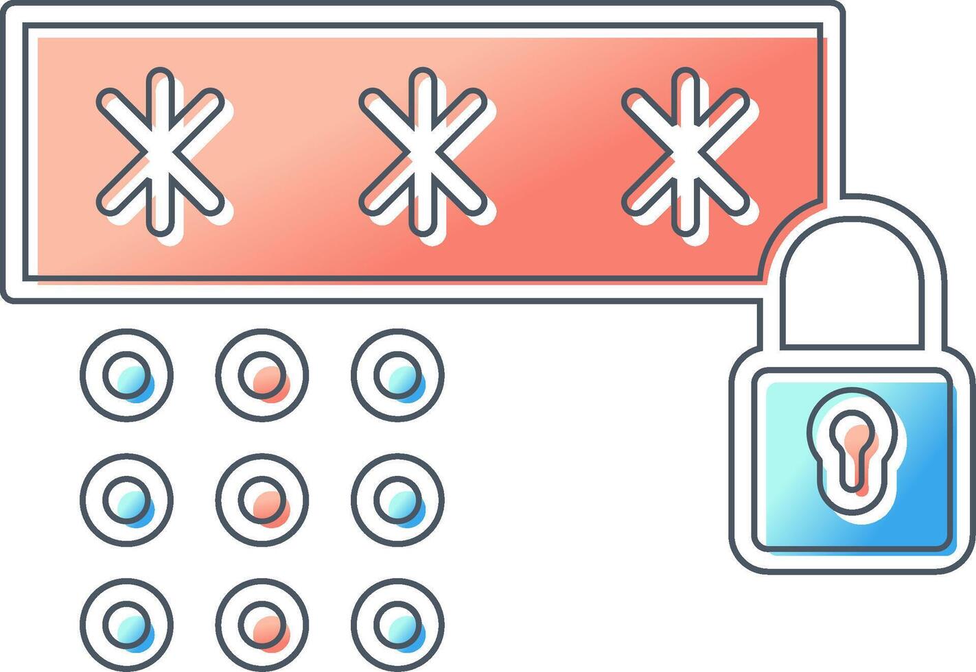 Passcode Vector Icon