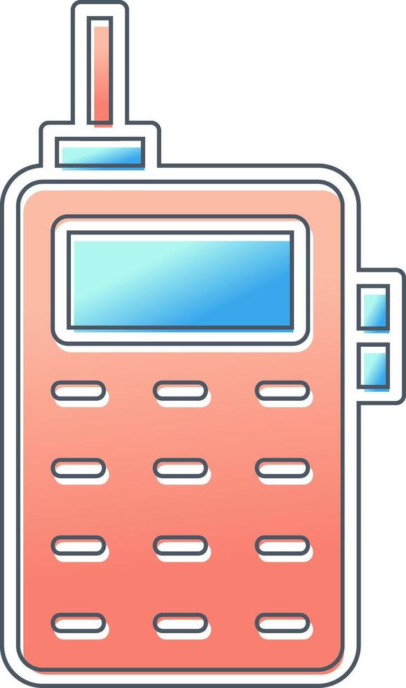 Old Phone Vector Icon