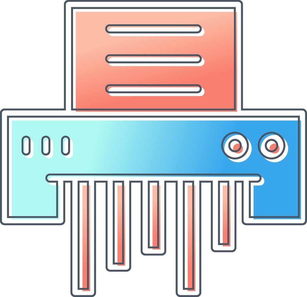 Paper Shredder Vector Icon