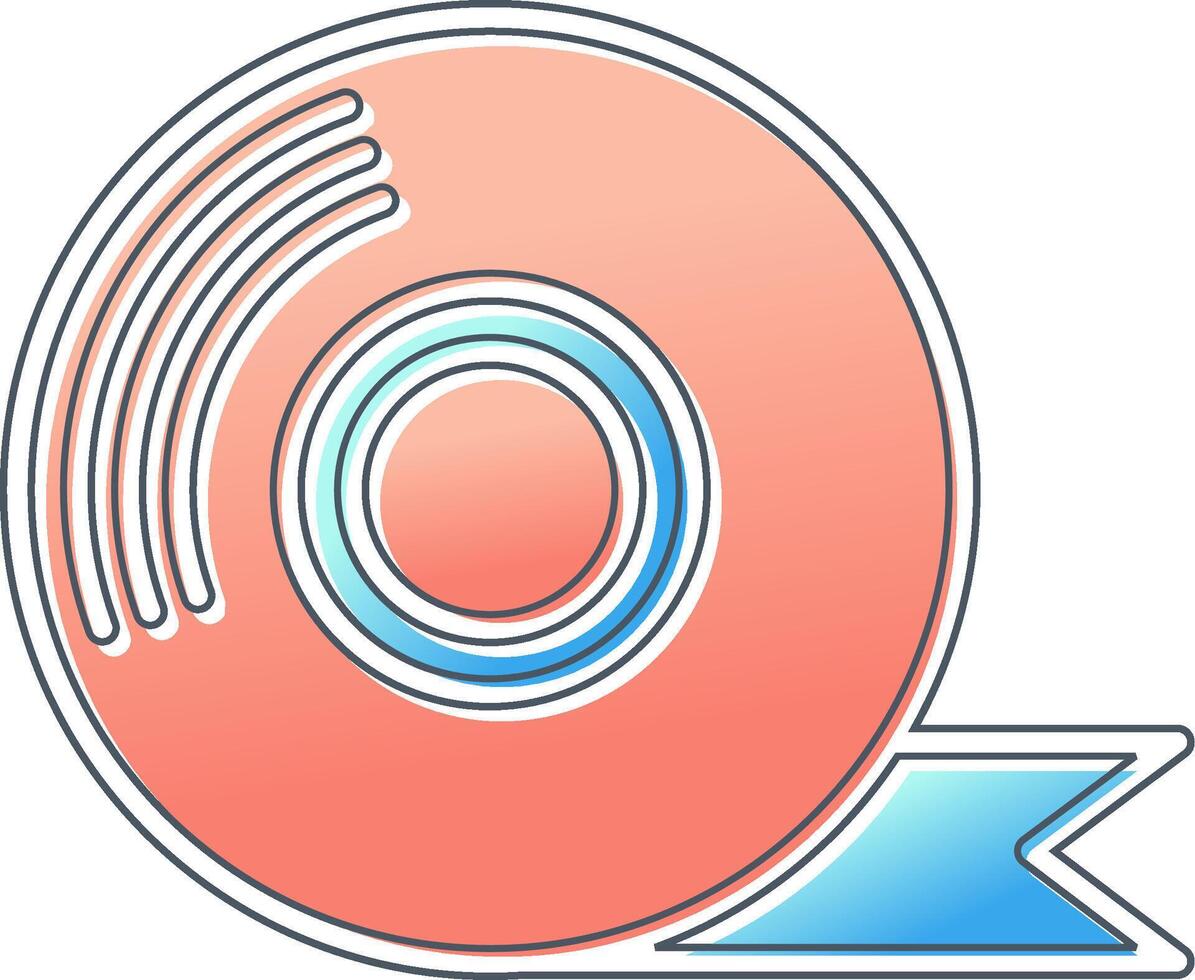Adhesive Tape Vector Icon