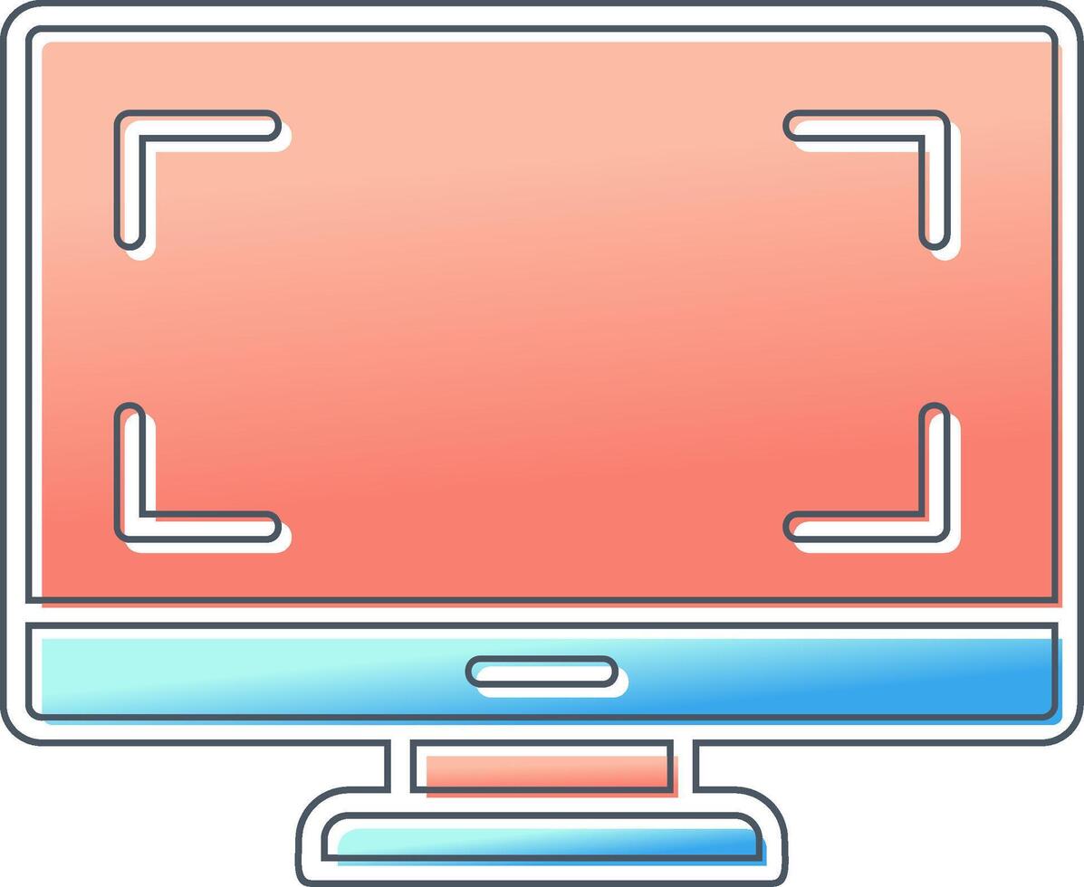 Monitor Vector Icon