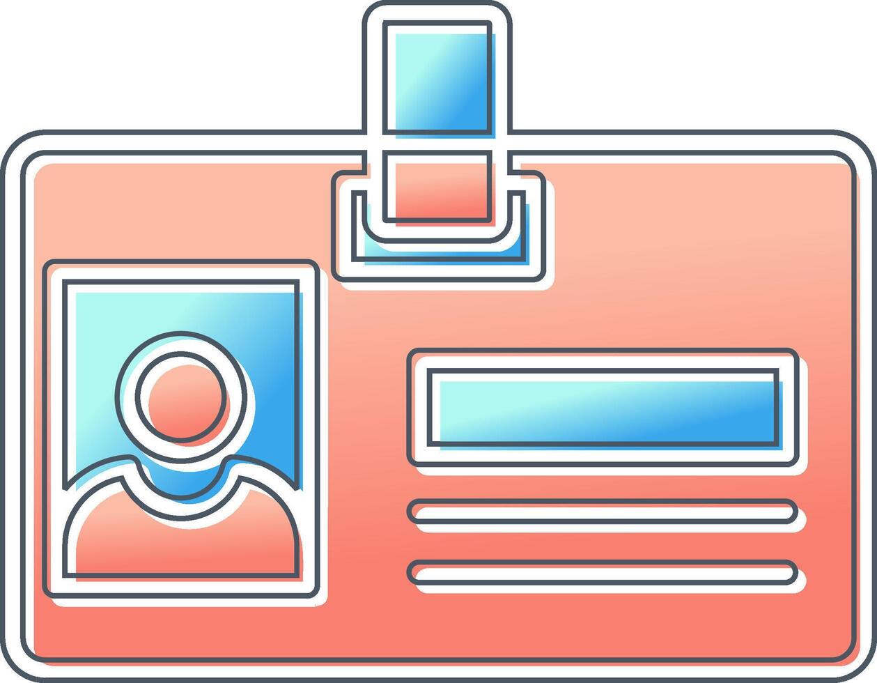Identity Card Vector Icon