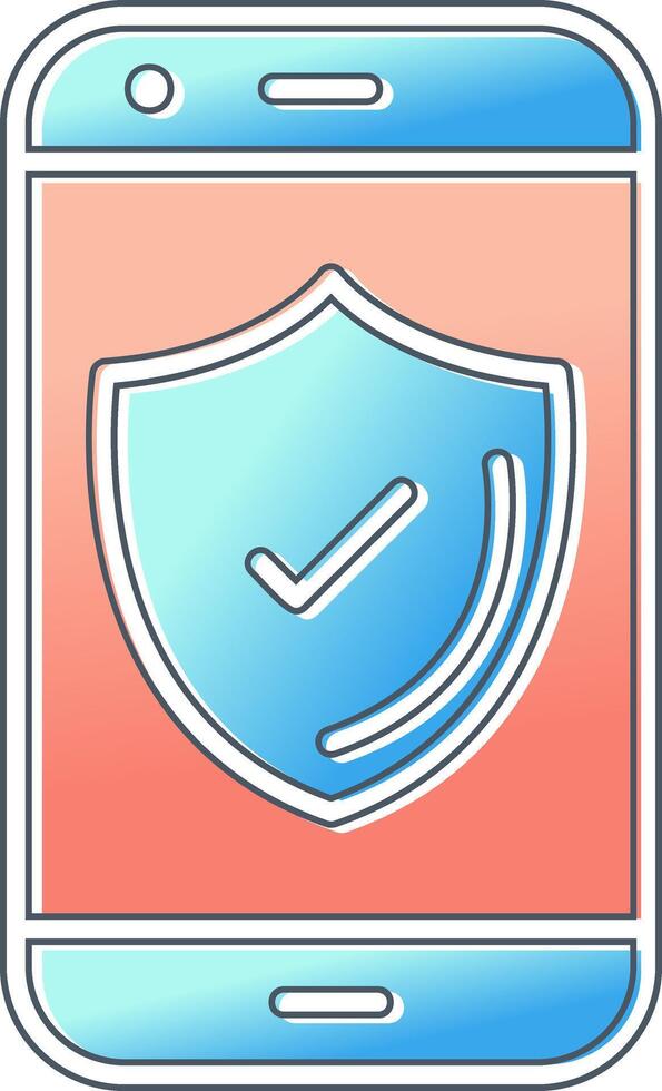 Phone Shield Vector Icon