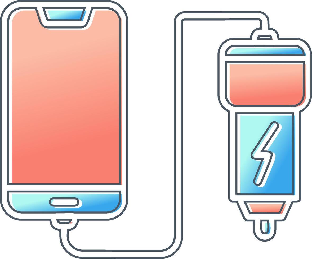 Car phone charging Vector Icon