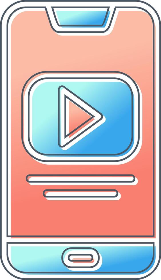 Play Video Vector Icon