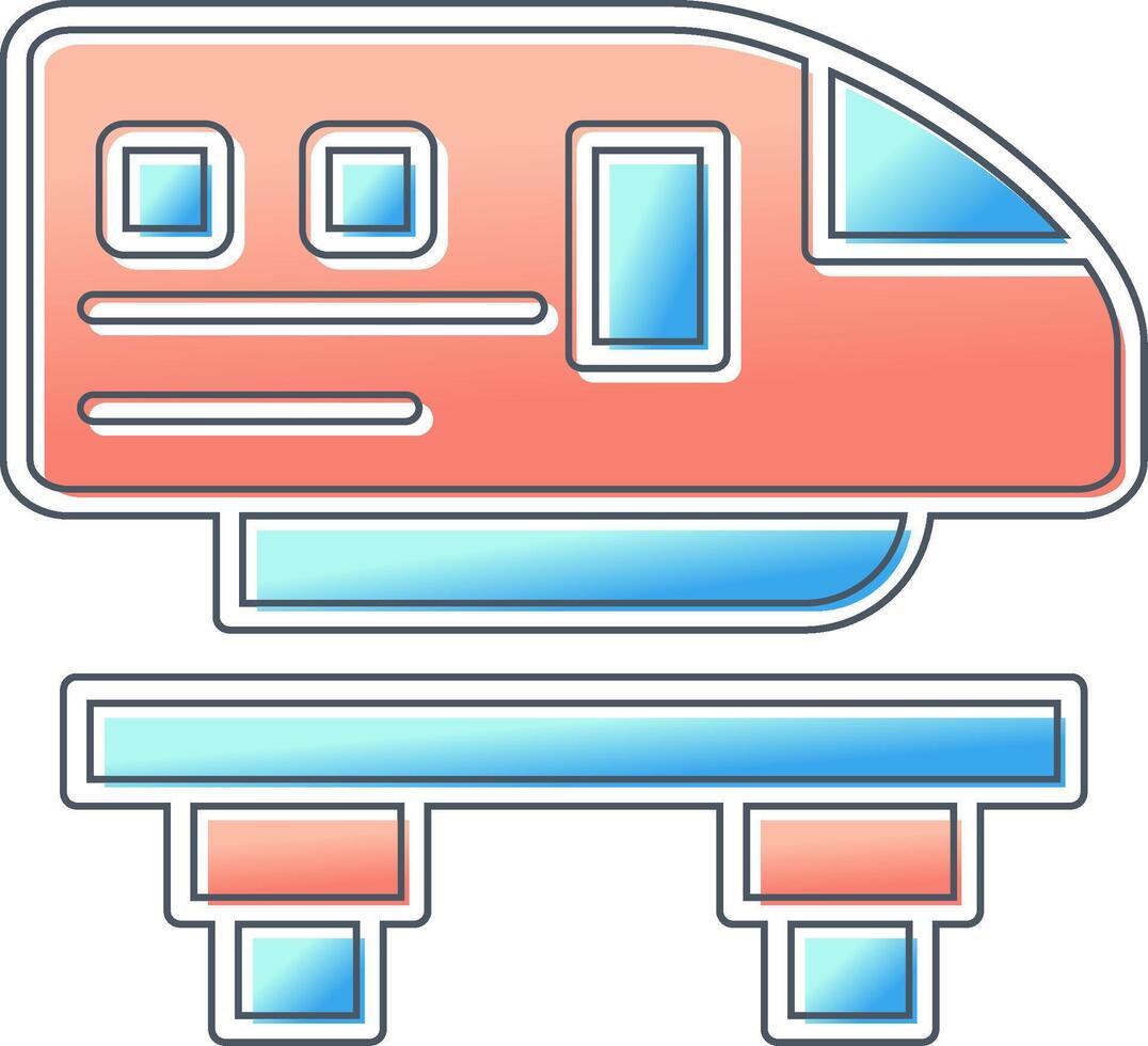 Monorail Vector Icon