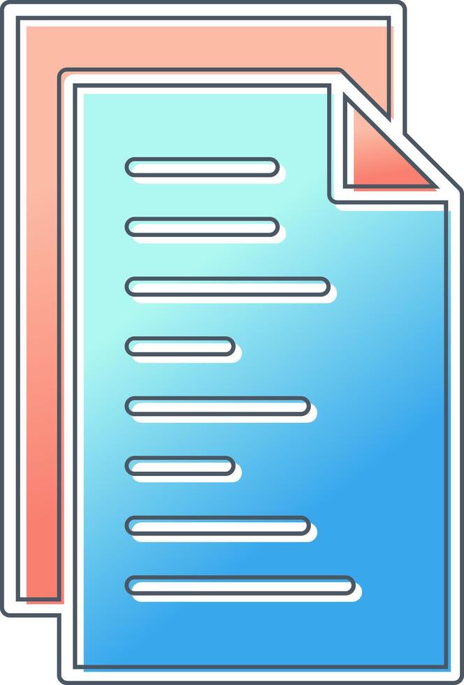 Files Vector Icon