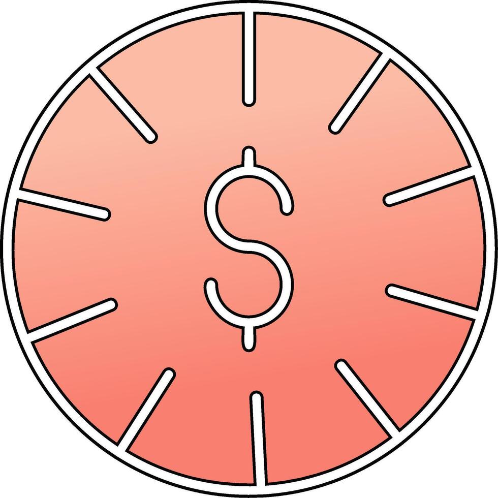 icono de vector de moneda