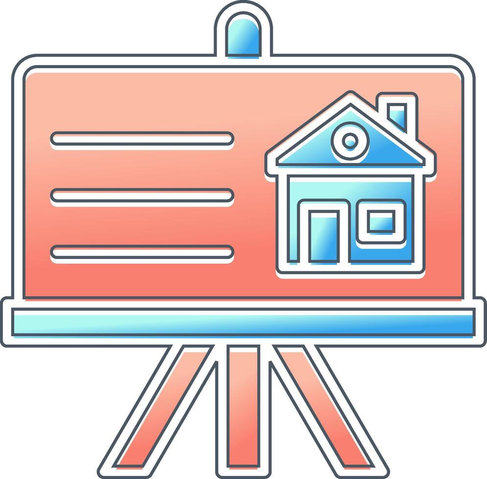 Construction Presentation Vector Icon