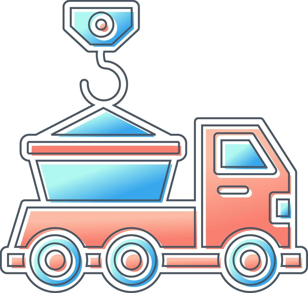 Skip Truck Vector Icon