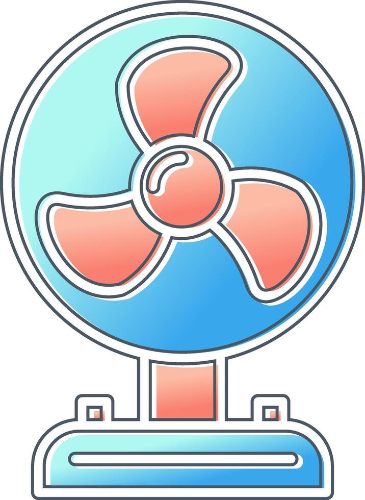 icono de vector de ventilador