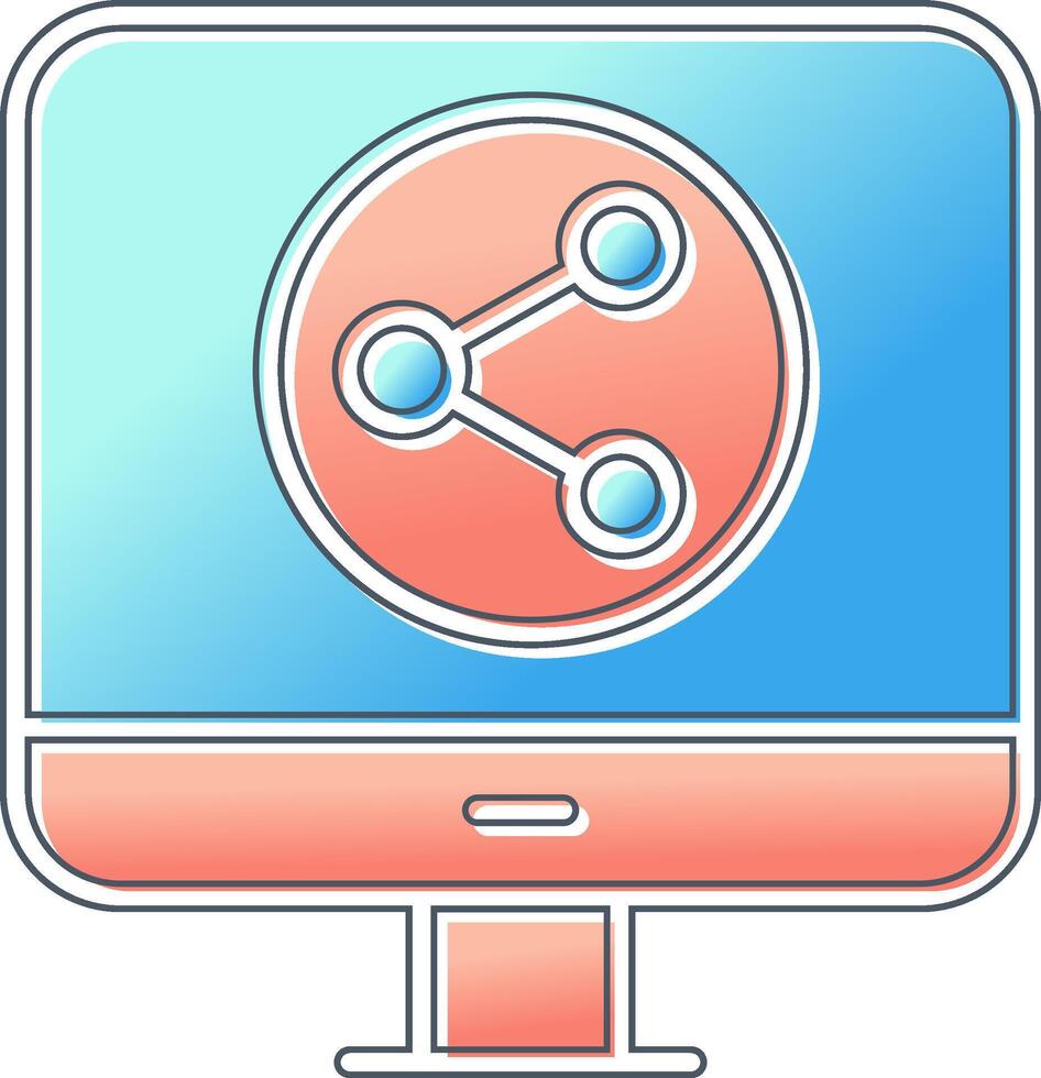 Data Share Vector Icon
