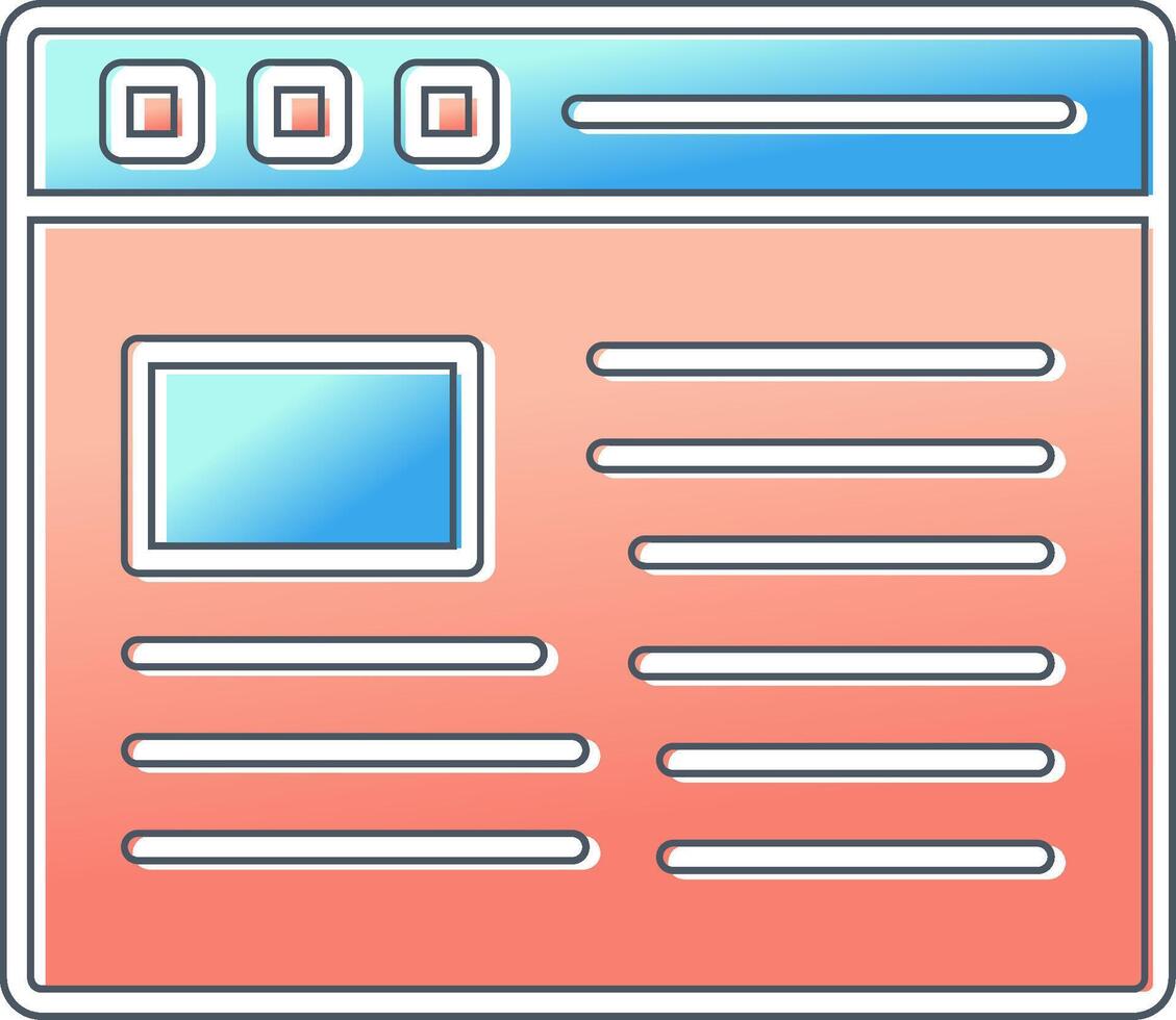 Web Page Vector Icon