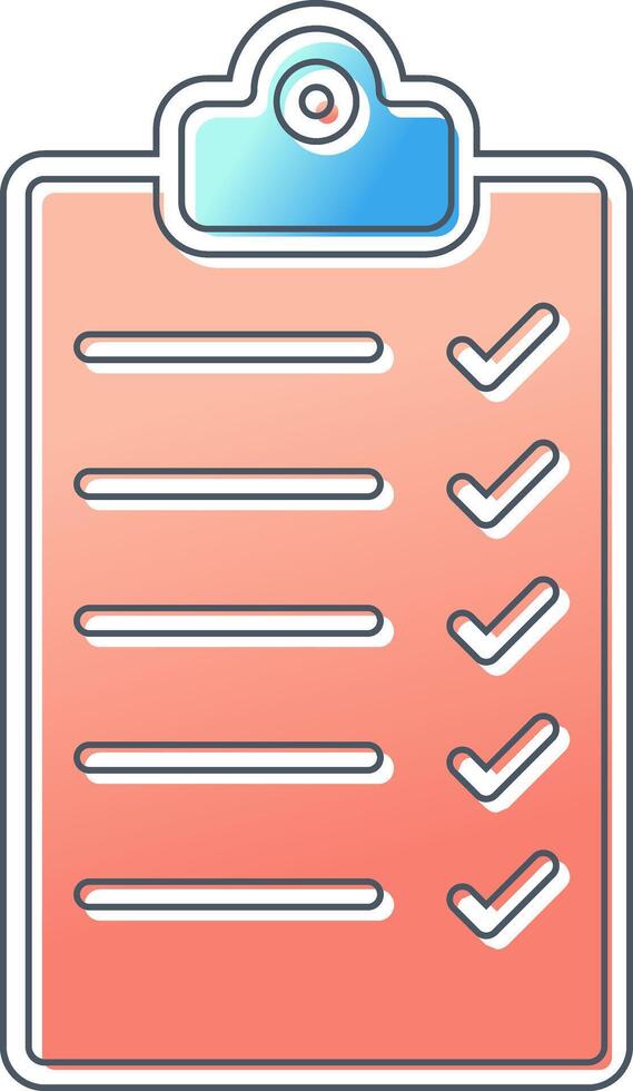 Checklist Vector Icon