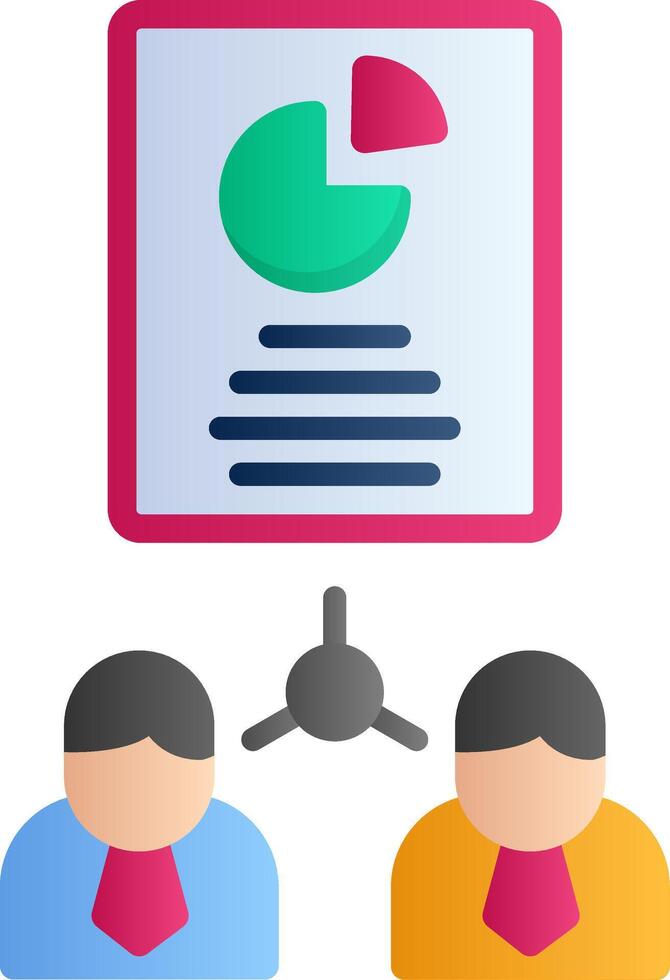 Work Distribution Vector Icon