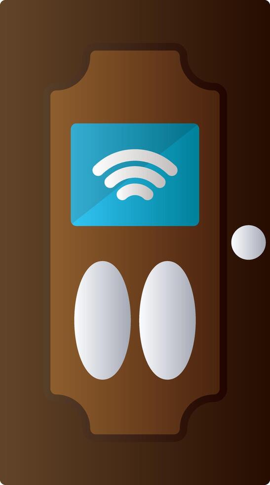 Smart Door Vector Icon