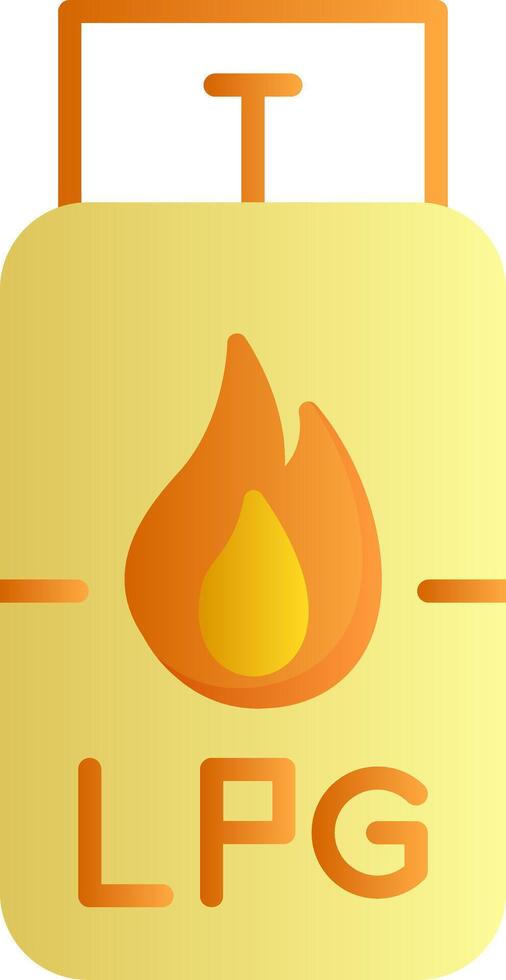 Gas Cylinder Vector Icon