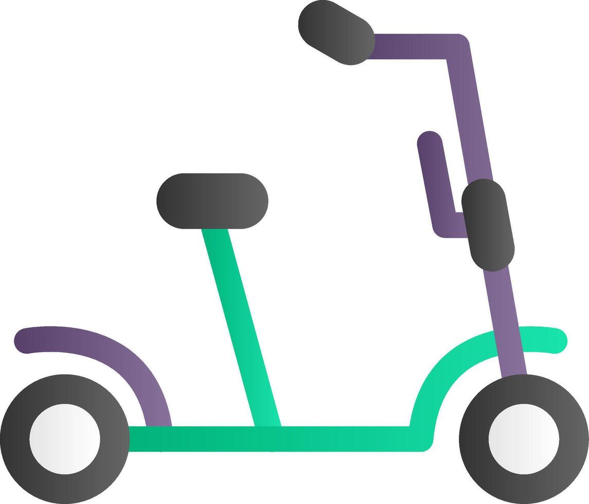 Kick Scooter Vector Icon