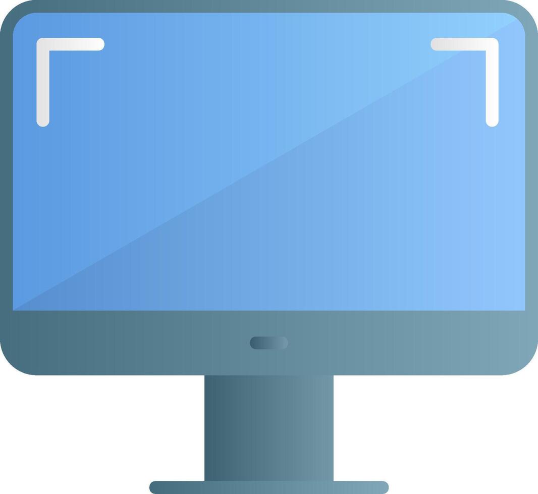 monitor de icono de vector