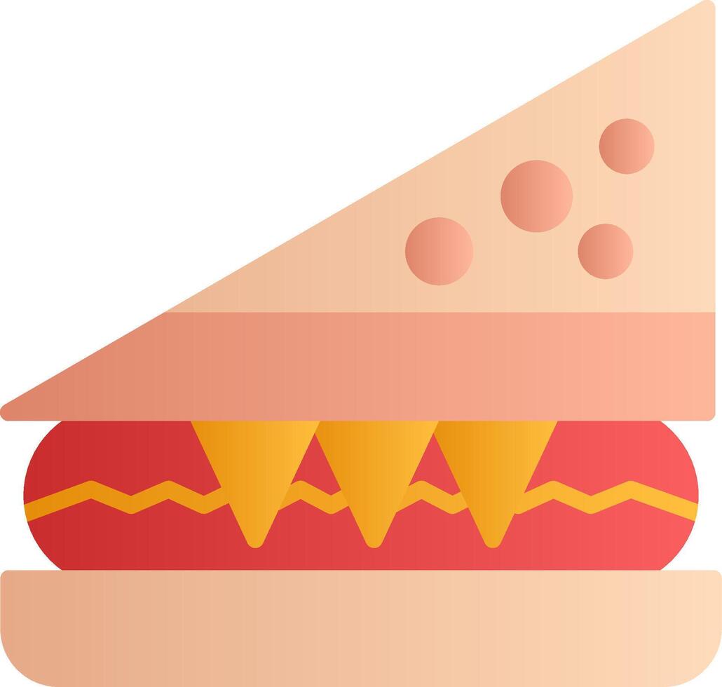 icono de vector de sándwich