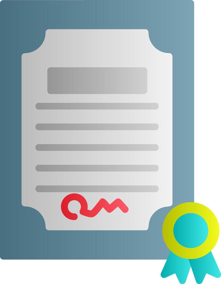 Certificate Vector Icon
