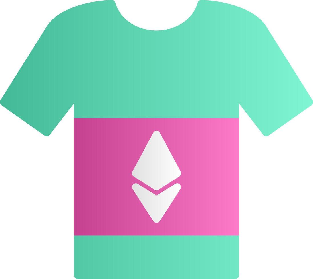 Ethereum Tshirt Vector Icon
