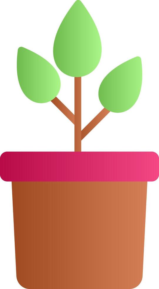 Plant Pot Vector Icon