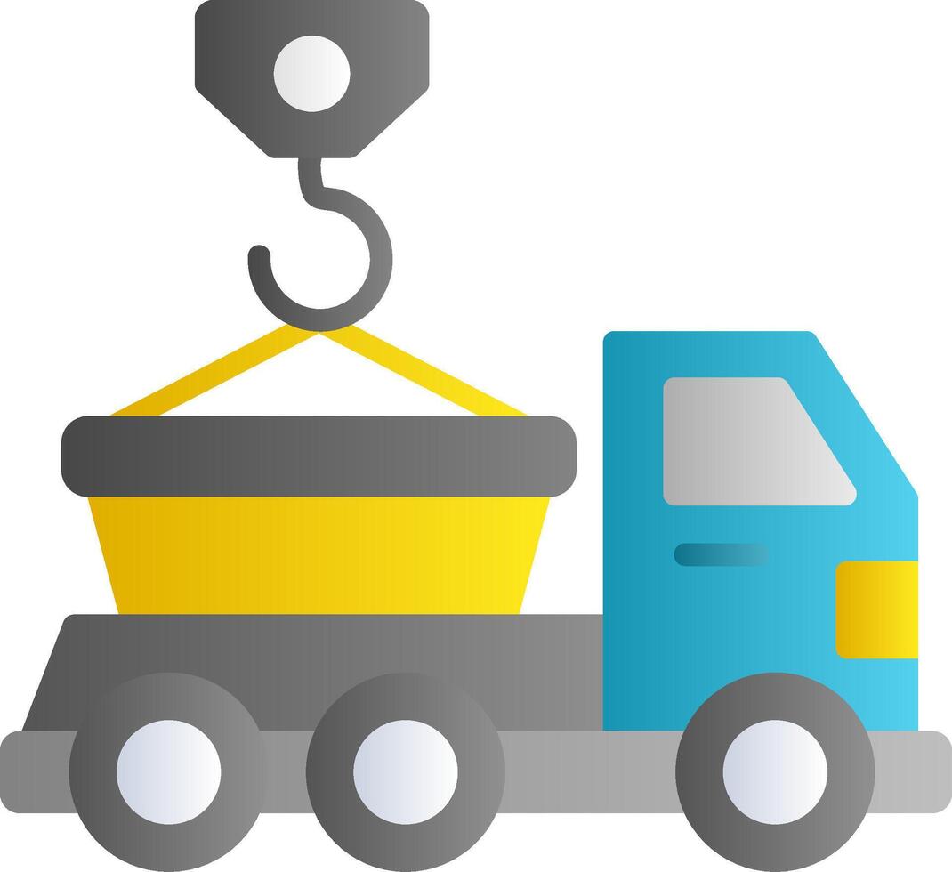 Skip Truck Vector Icon