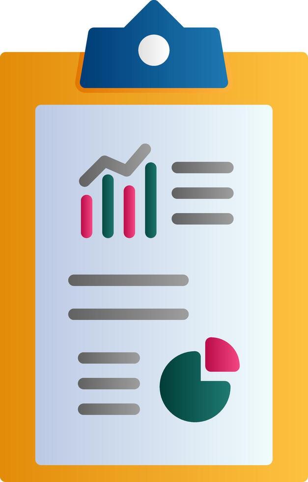 Work Report Vector Icon