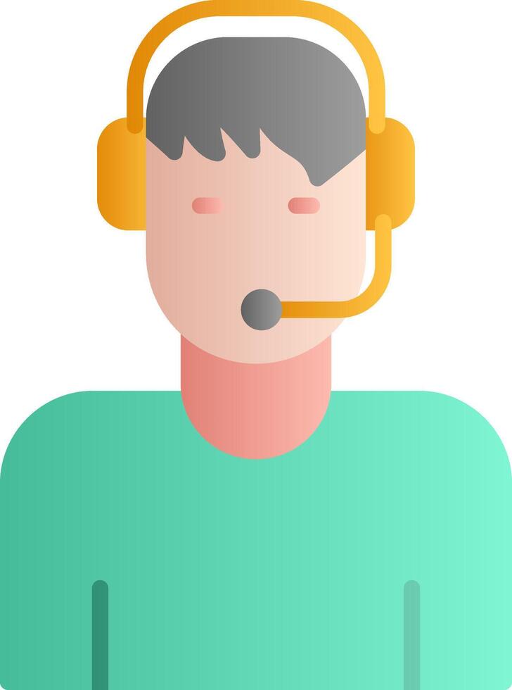 Customer Service Agent Vector Icon