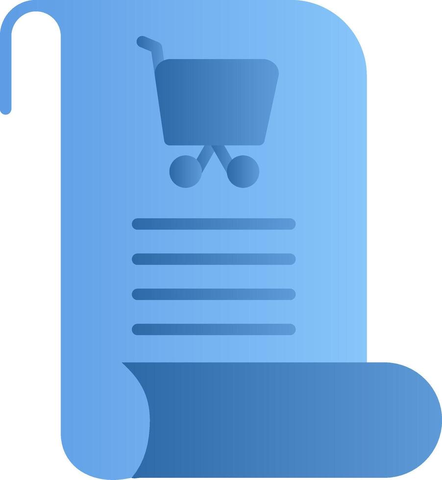 Shopping List Vector Icon