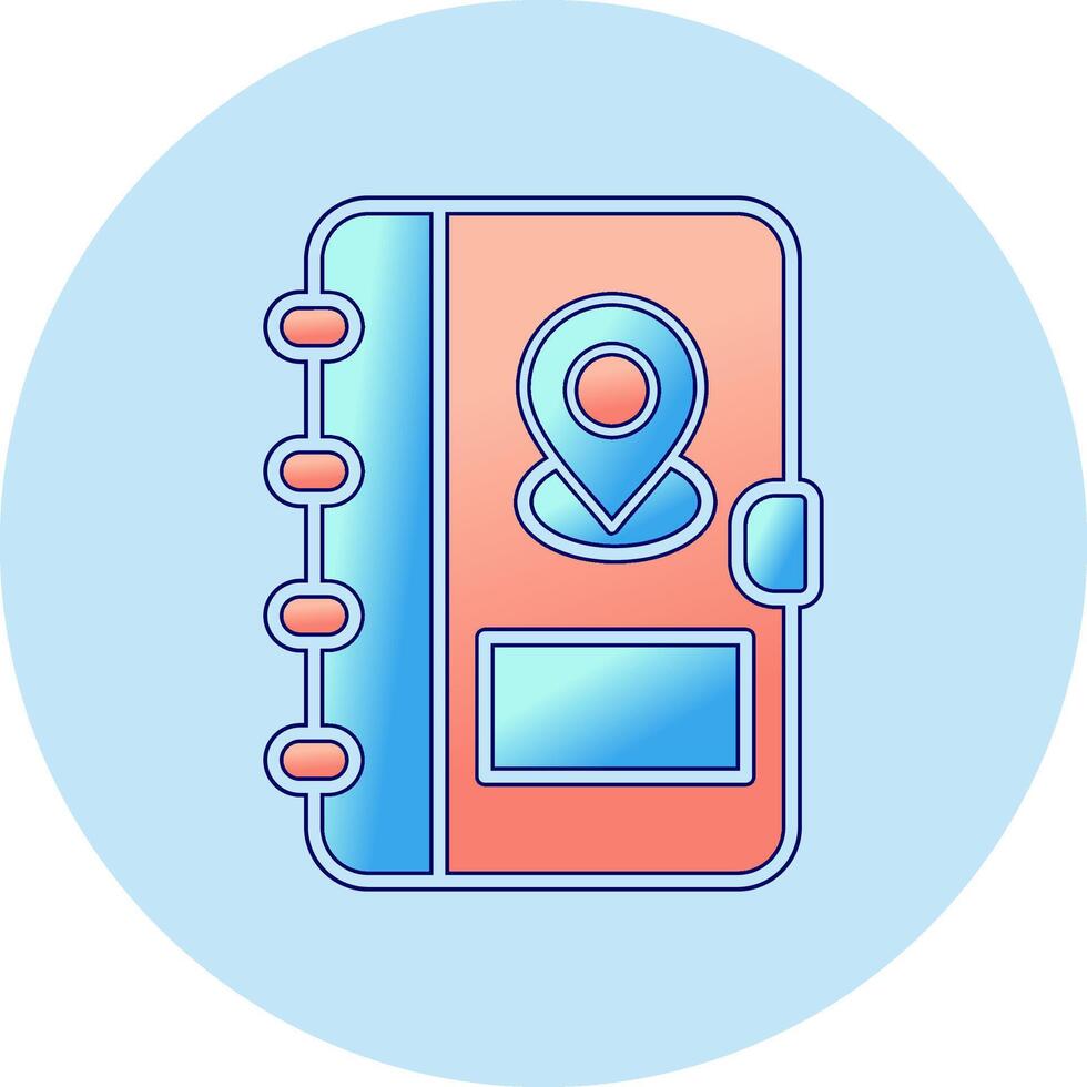 Address Book Vector Icon